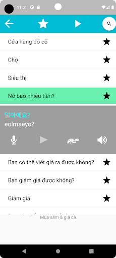 Học Tiếng Hàn Quốc Giao Tiếp Screen 3