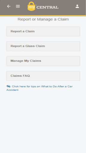 myCentral® Mobile Screen 3