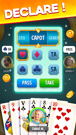 Game screenshot Belote & Coinche: le Défi apk download