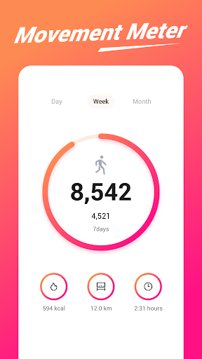 Android application Movement Meter screenshort