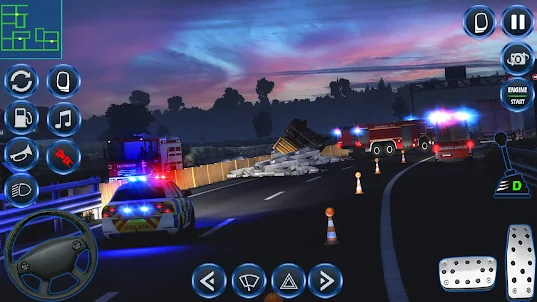 Us Police Car Driving Games 3D