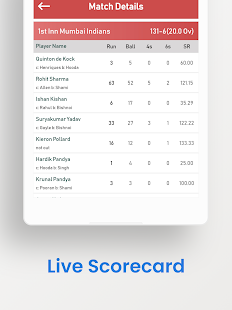 Live cricket 2021 : Live Stream Score App 1.9 APK screenshots 16