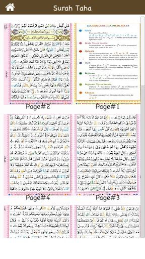 Surah Taha (سورة طه) Tajweed Screen 3
