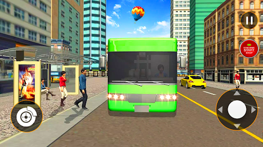 Flying City Bus Simulator 2024 Screenshot 1 - AppWisp.com