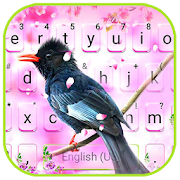 Flowers Garden Bird Keyboard Theme