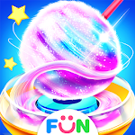 Cover Image of Descargar Rainbow Cotton Candy Maker - Juegos dulces para niñas  APK