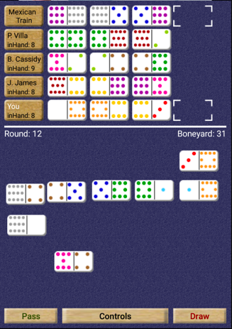 Mexican Train Dominoes Screen 2