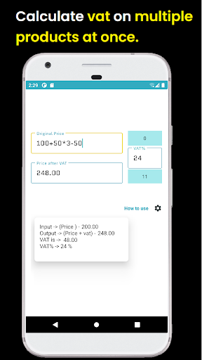 Vat Calculator - Quick Screen 3