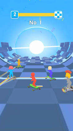 Crazy Skate Race - Screenshot 3
