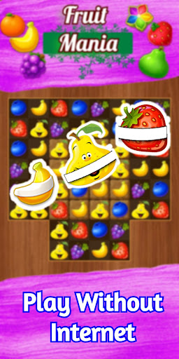 Fruit Mania - 3 Symbols Match