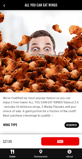 Wackys Eat • Drink • Game On! Screen 3