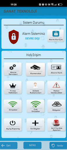 Havkar Alarm Sinyal Takibi Screen 2
