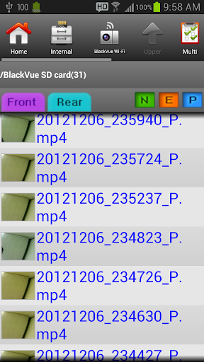 Screenshot of BlackVue Legacy