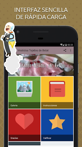 Vestidos Tejidos de Bebé