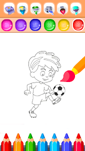 Football Coloring Book Pages