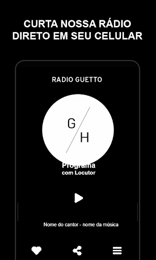 Android application Rádio Guetto screenshort