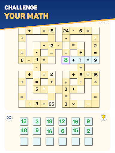 Cross Number: Math Puzzle Game Screen 2