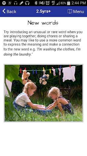 Screenshot of SPEAK