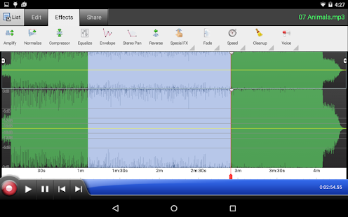 WavePad Audio Editor - Master's Edition Screenshot