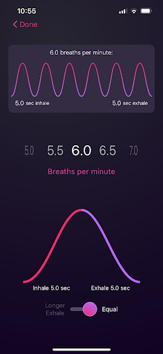 Allos: Breath Pacer Screen 2