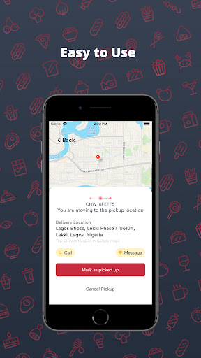 Android application ChowDash - Pilot App screenshort