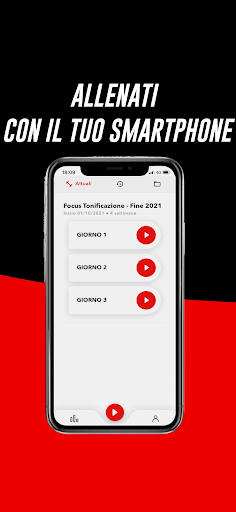 Android application Mastershape Coaching screenshort