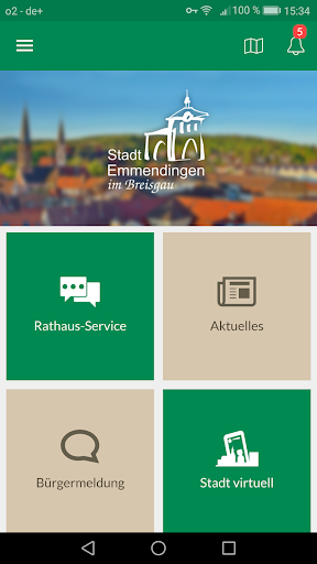 Android application Emmendingen screenshort