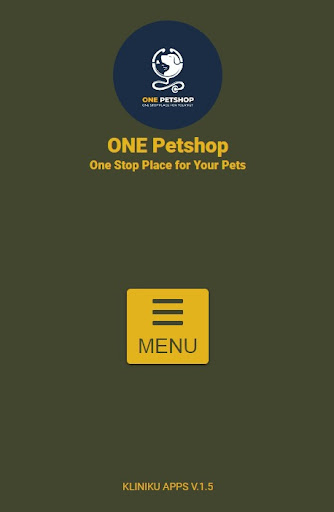 Android application Onepet Shop screenshort
