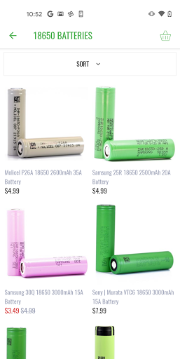 18650BatteryStore.com Screen 3