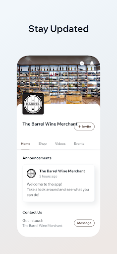 The Barrel Wine Merchant Screen 3