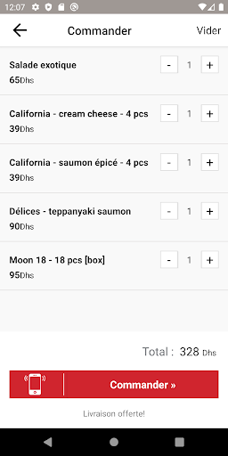 Moon Sushi - Restaurant Screen 3