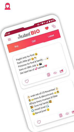 Bio for Instagram -Instant Bio