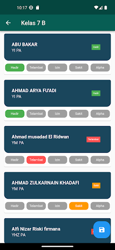 Absensi SMP Mambaul Hisan Screen 3
