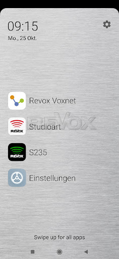 Android application Revox STUDIOCONTROL Launcher screenshort