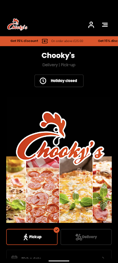Android application Chooky's Alfreton screenshort