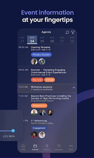 Screenshot of Eventspace by SpotMe