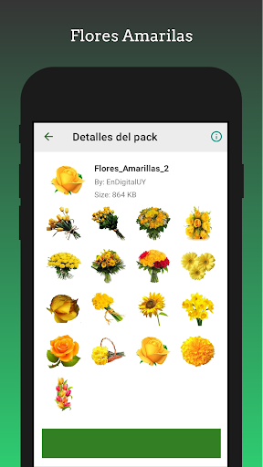 WaStickers de Flores Amarillas Screen 2