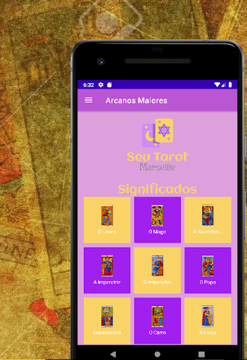 Android application Seu Tarot - Marseille Premium screenshort