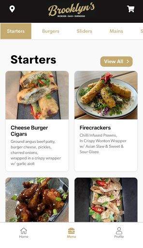 Android application Brooklyn's Burger Bar screenshort