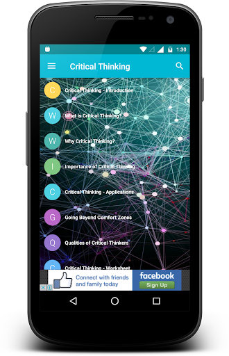 Android application Critical Thinking screenshort
