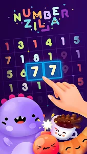 Numberzilla: 퍼즐 수학 게임 숫자 게임 논리