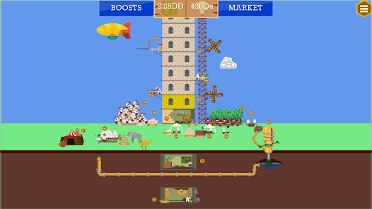 Idle Tower Builder: Miner City APK + MOD (Paid for free)(Unlocked) v1.3.0 poster-8