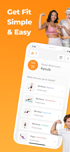 Android application Simple Workout screenshort