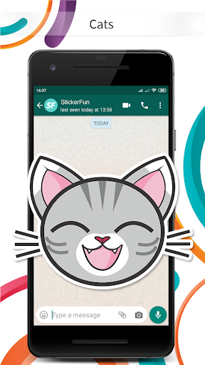 Lovely Cats Stickers Screen 2