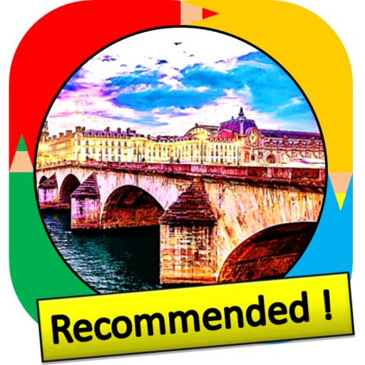 Color by Number - bridge logo