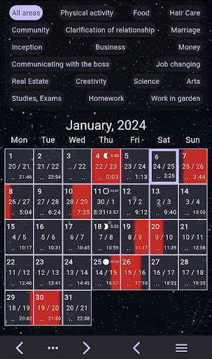 Lunar Magic: Daily Moon Guide Screen 3