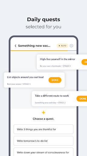 Screenshot of Lighthouse : Self-care app