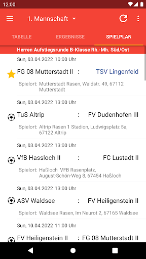 TSV Lingenfeld Fußball Screen 2