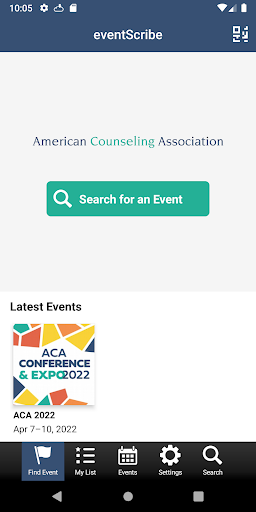 Android application ACA Conference screenshort