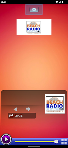 Android application BEACH RADIO screenshort